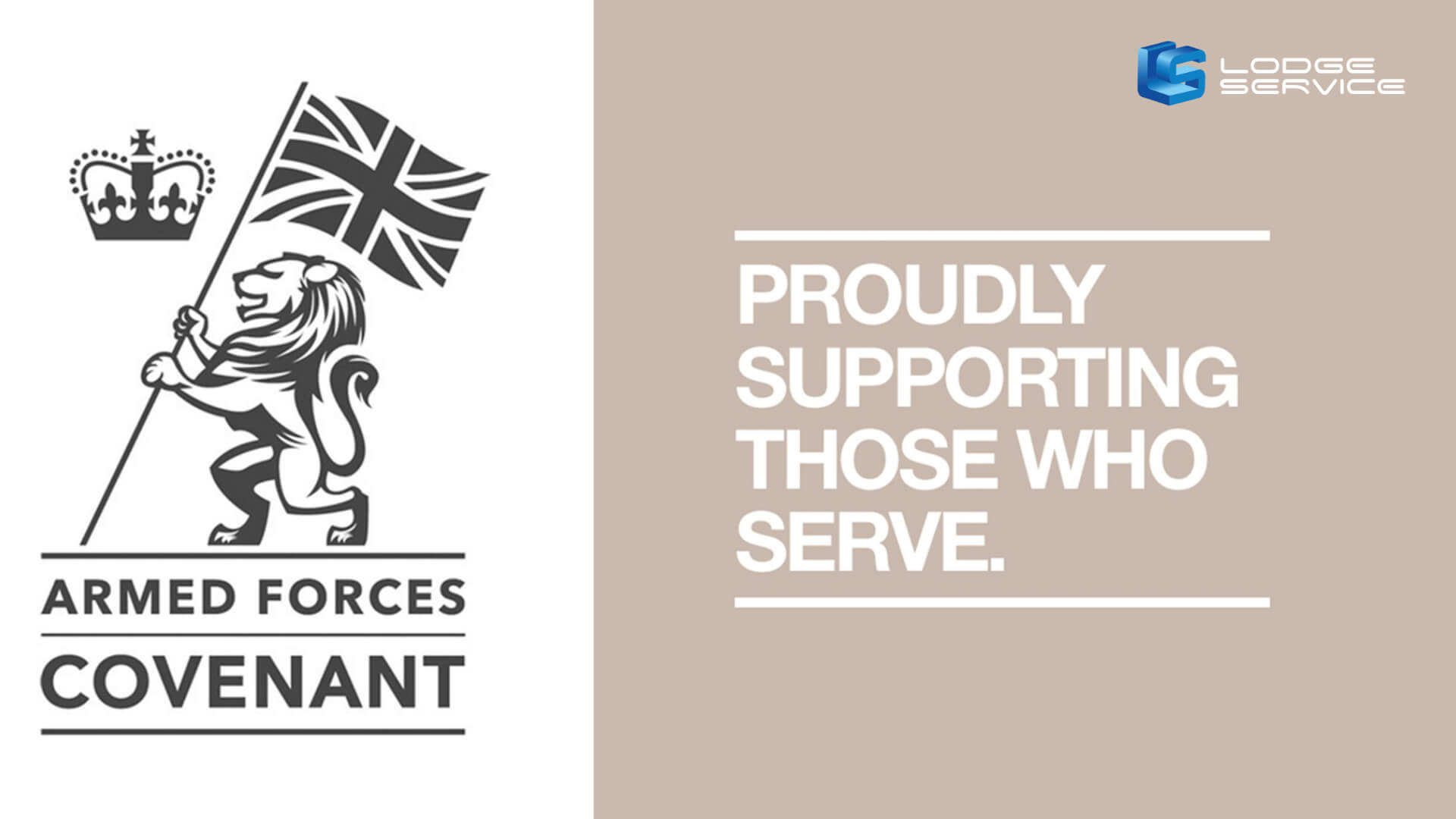 Lodge Service Joins the Armed Forces Covenant