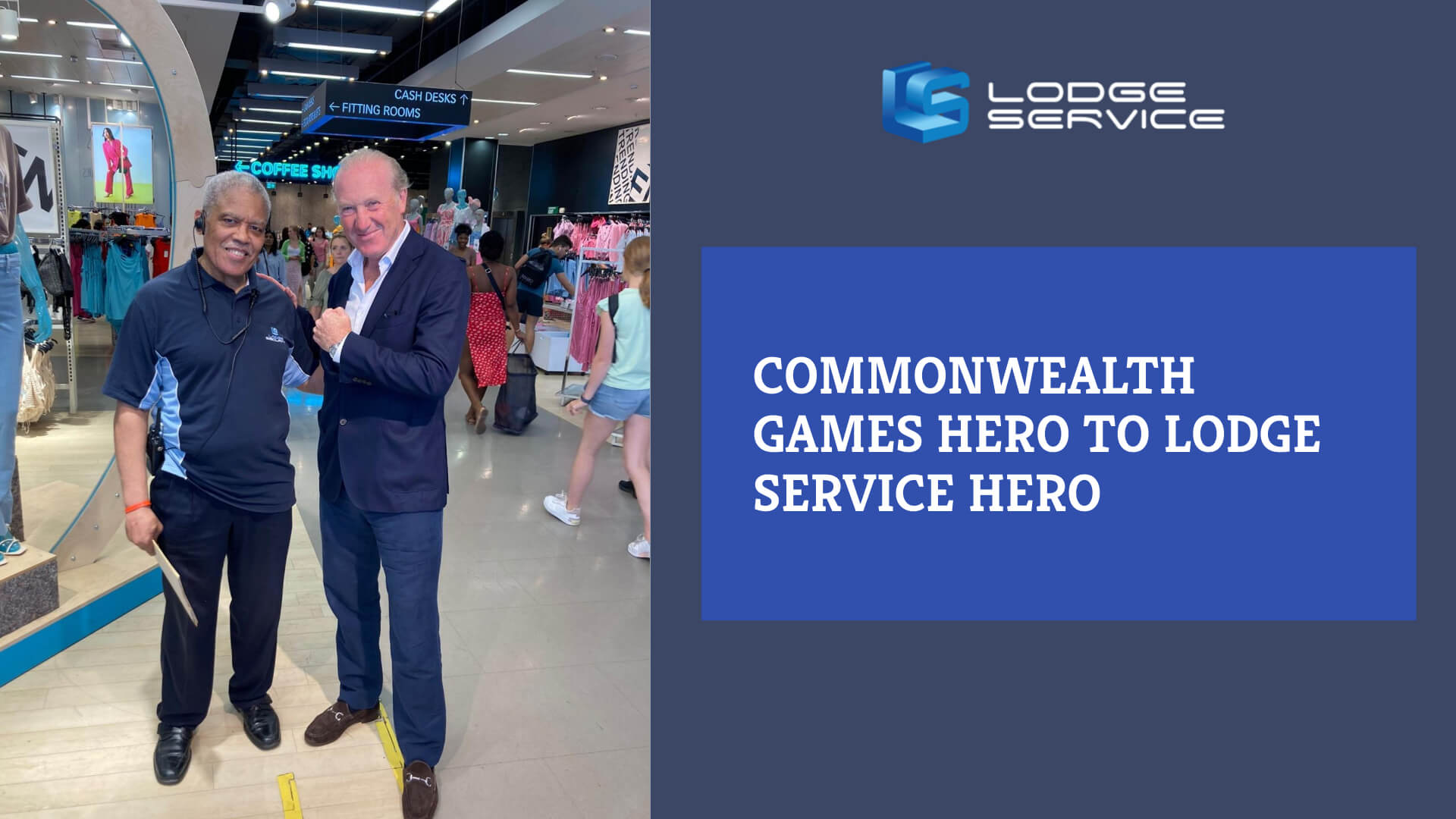 Commonwealth Games Hero to Lodge Service Hero