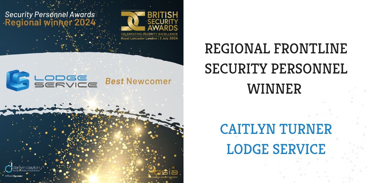 Rising Star in Security: Caitlyn Turner Wins at the British Security Awards 2024